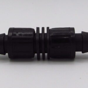 Conectores Doble Cintilla Para Manguera Riego Por Goteo negro